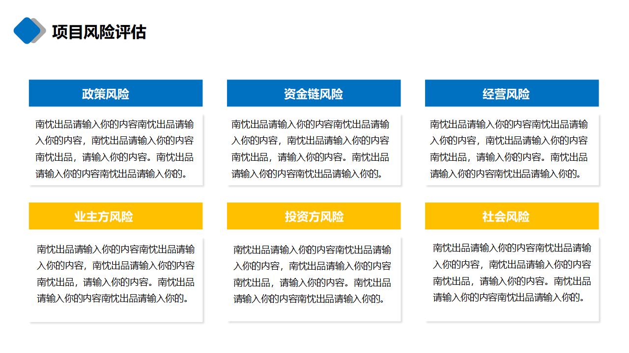 商务大楼项目融资汇报PPT模板