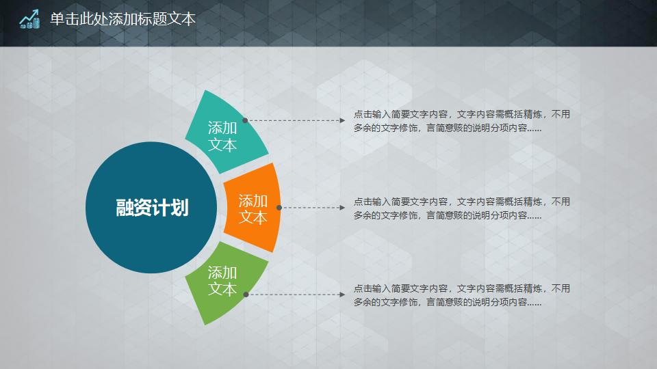 科技公司项目说明与融资计划方案商务ppt模板