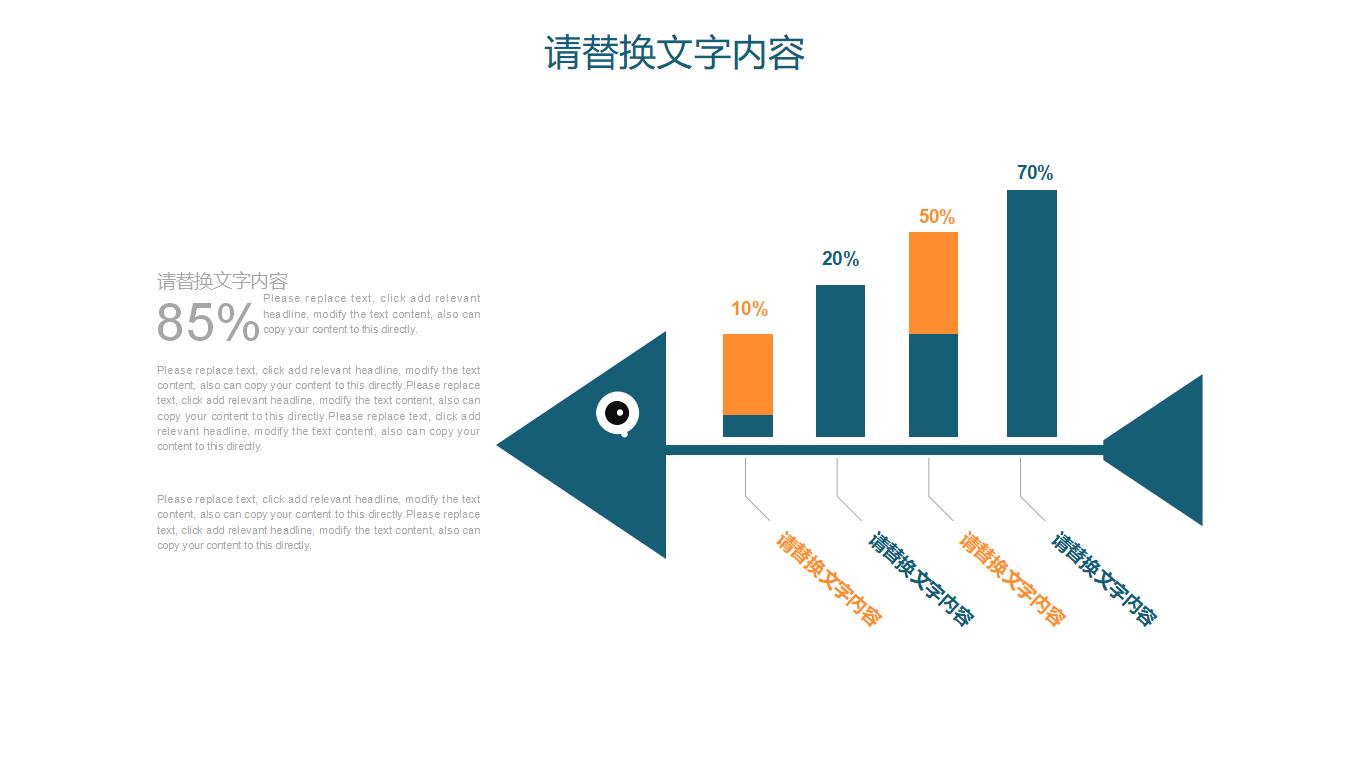 简洁欧美风格的商务报告PPT模板