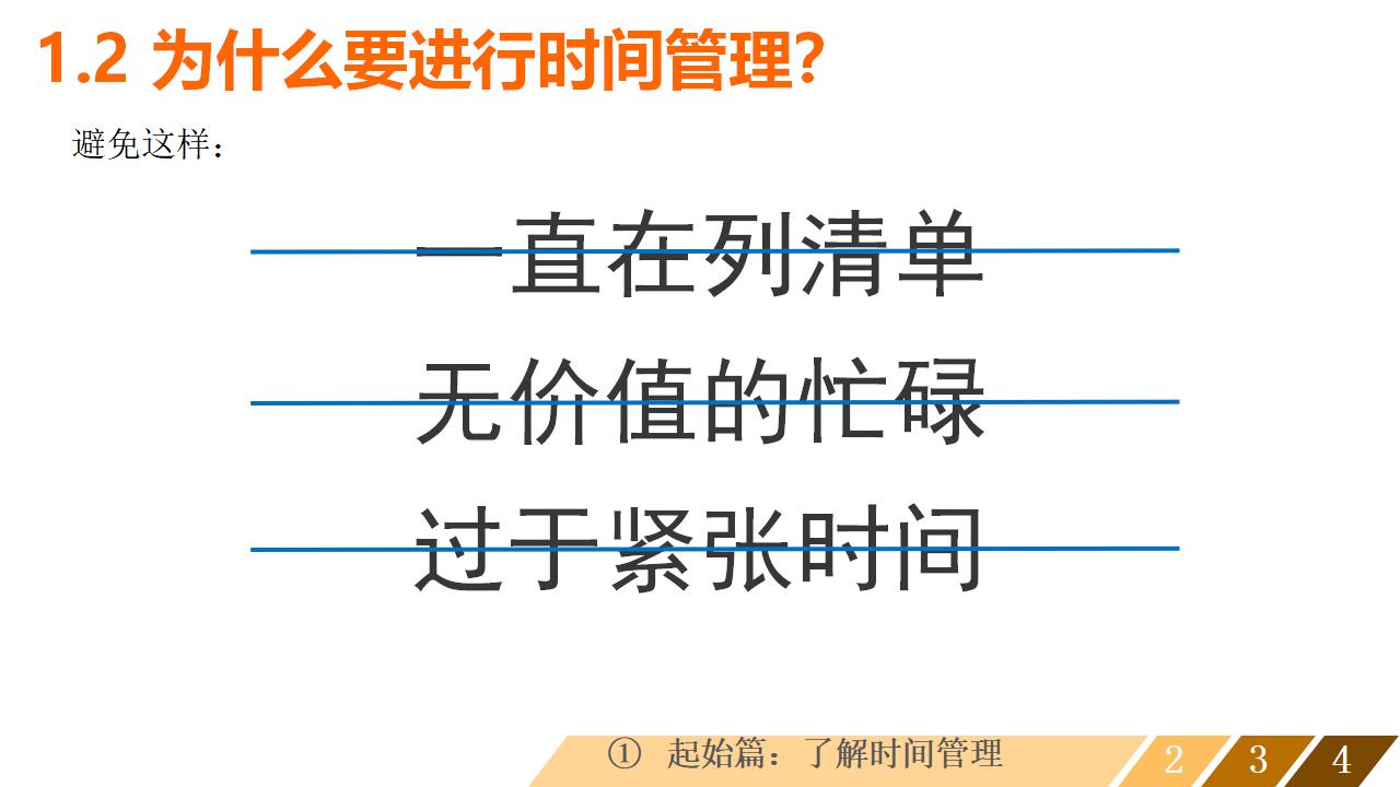 时间管理培训课程PPT课件