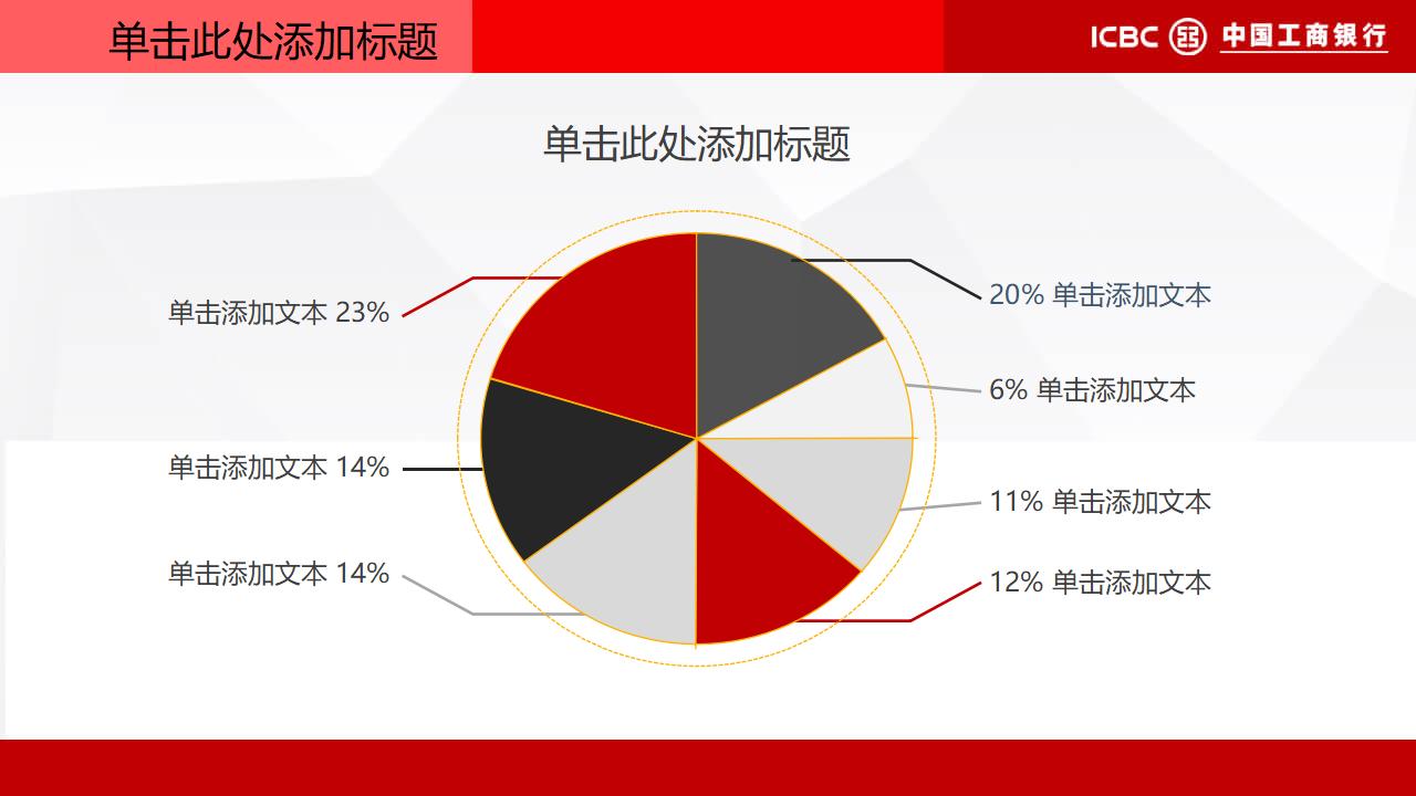 中国工商银行专用PPT模板