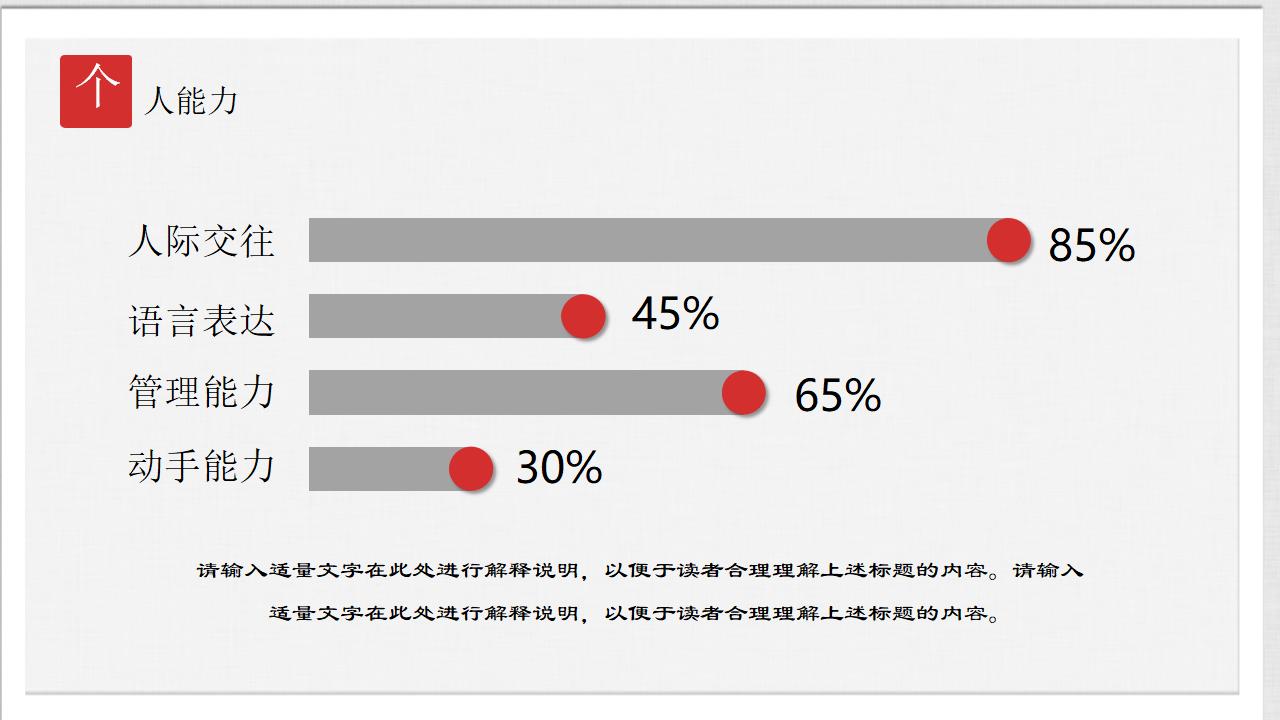 简约唯美女生个人简历PPT模板