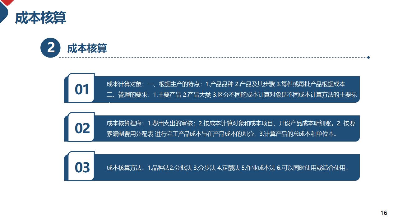 成本核算和控制成本管理PPT模板