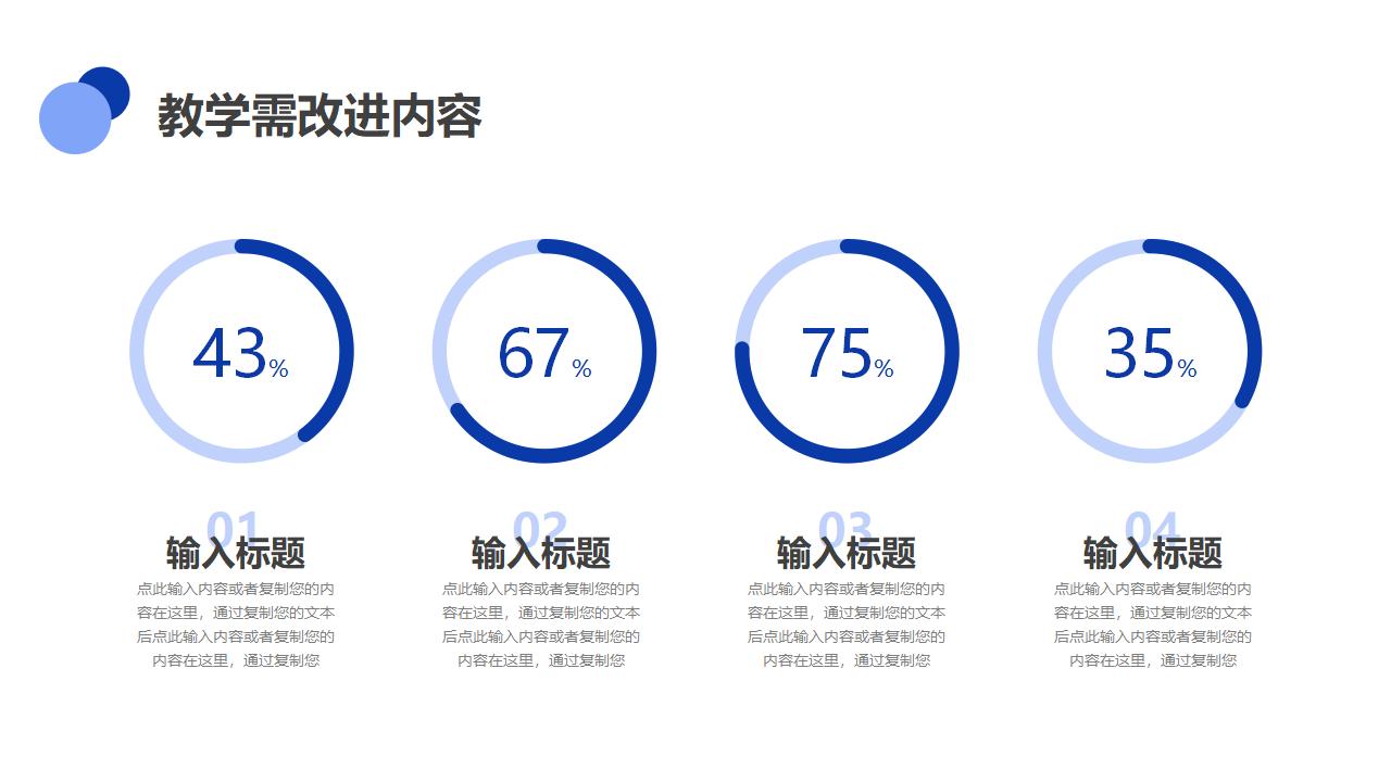 信息化教学设计说课PPT模板