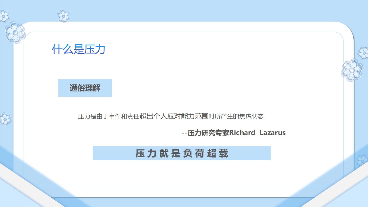 压力管理如何缓解压力PPT模板