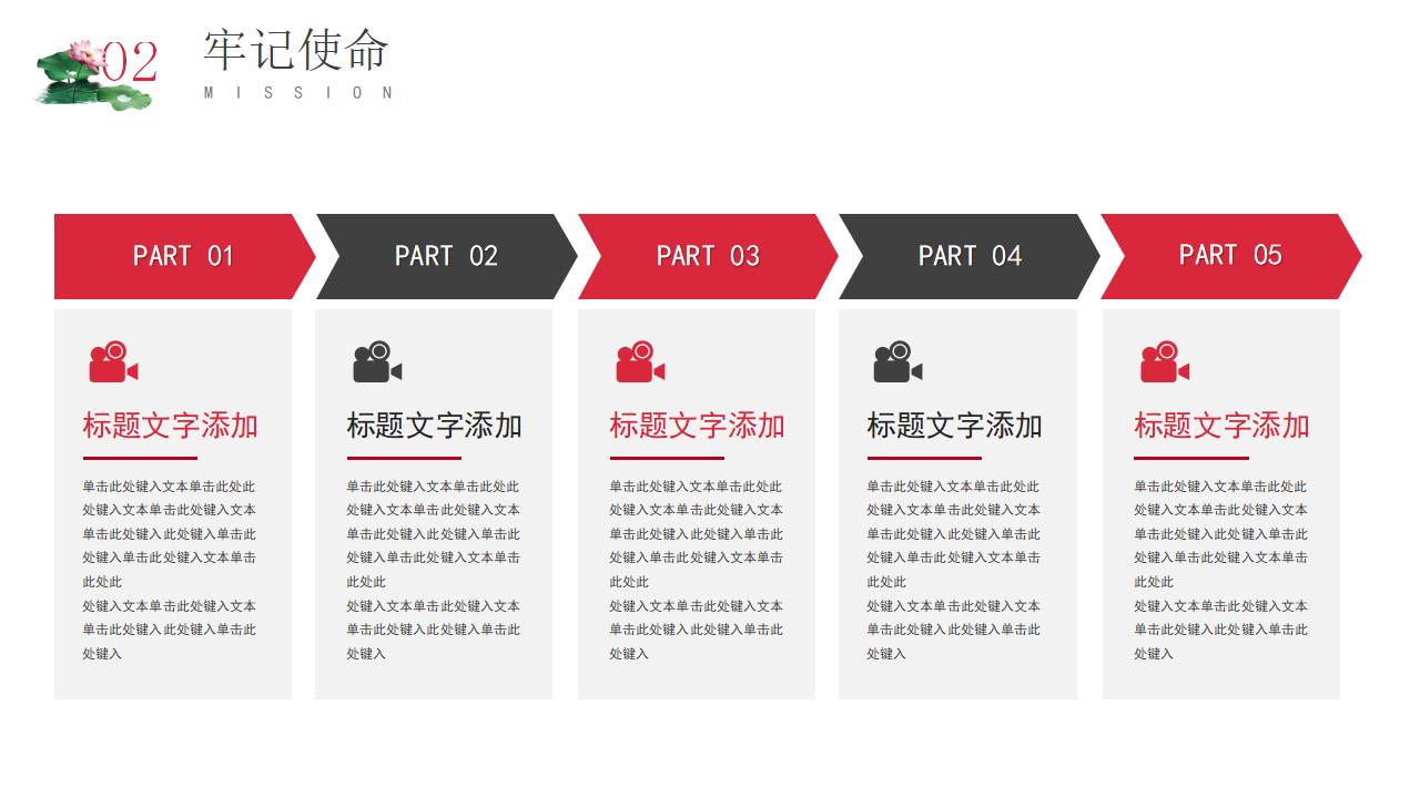 不忘初心牢记使命主题教育PPT模板