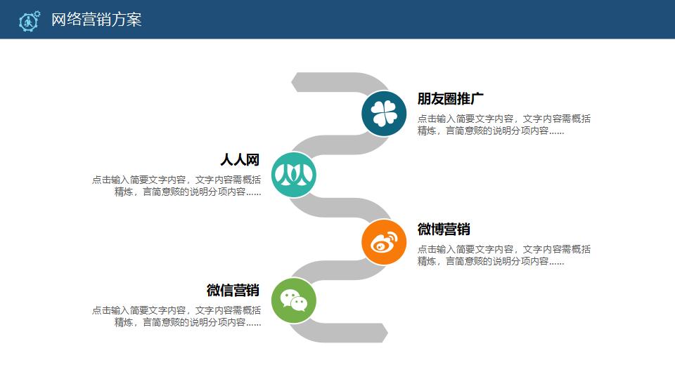 大气商务融资计划书PPT模板