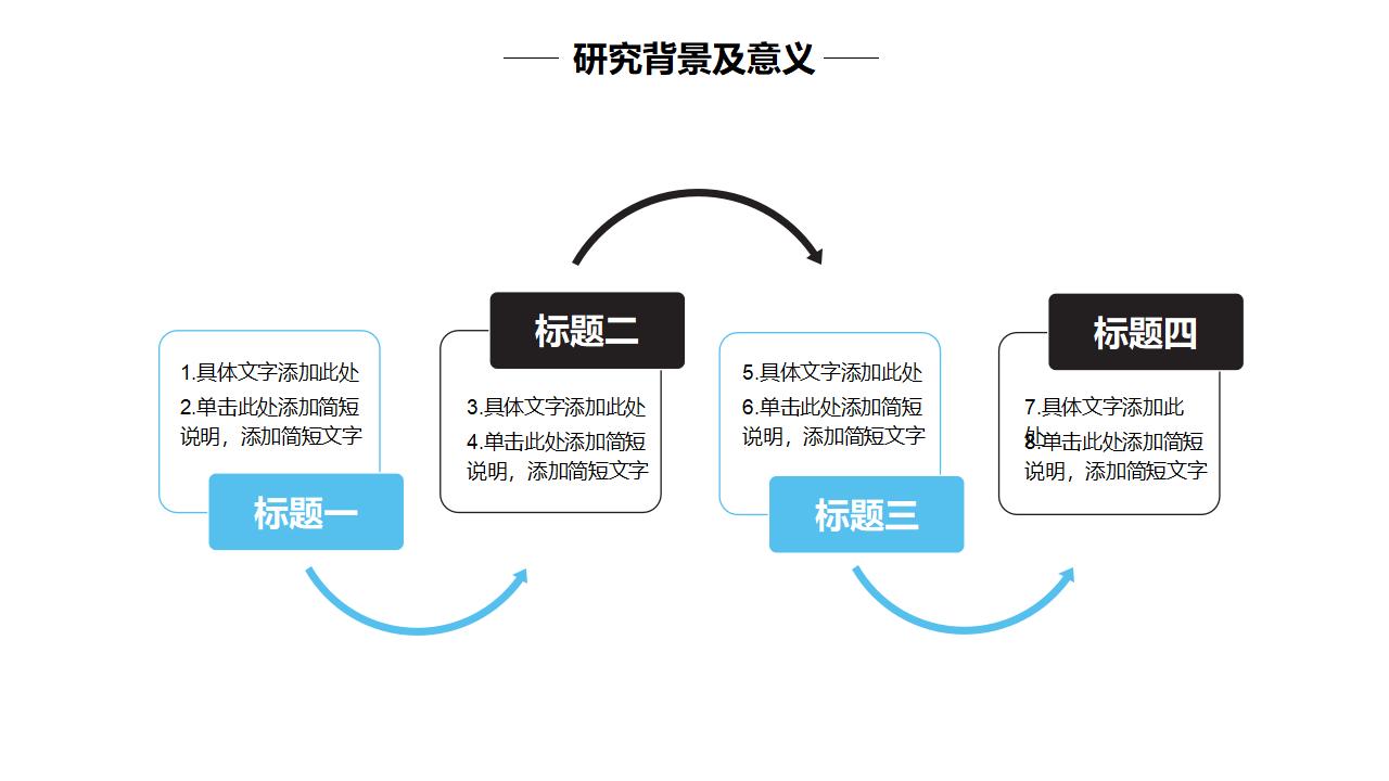 简约通用毕业论文答辩PPT模板