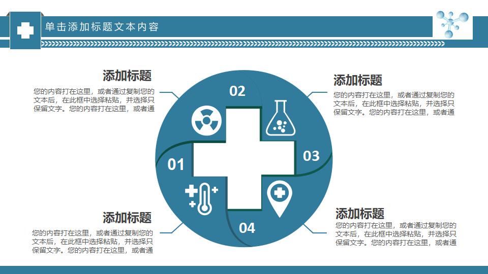 化学细胞医疗手术工作总结PPT模板