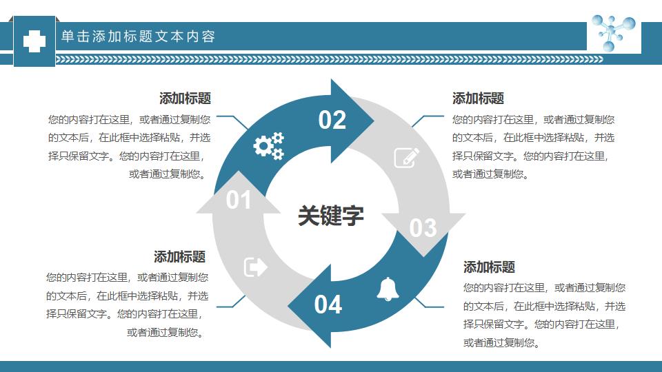 化学细胞医疗手术工作总结PPT模板