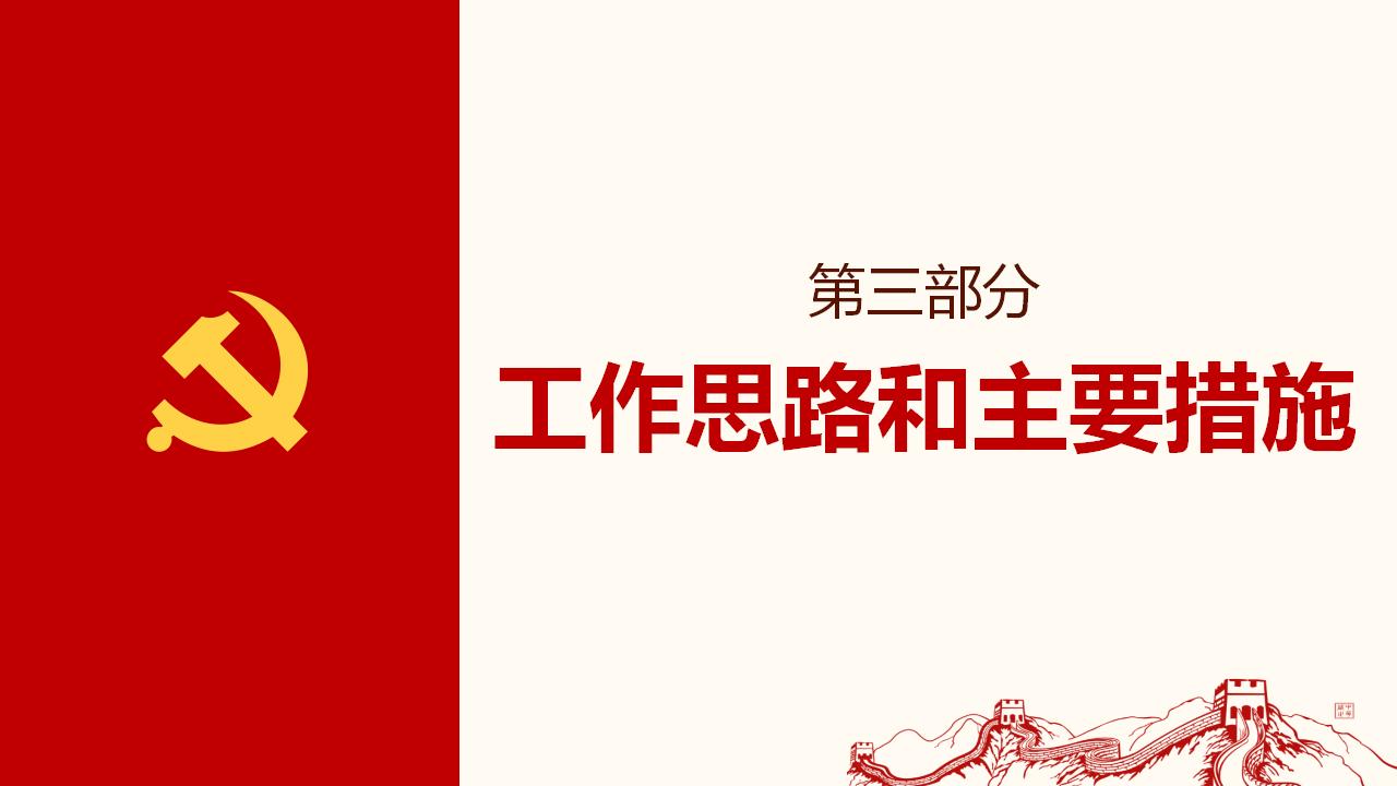 党支部党建工作总结PPT模板