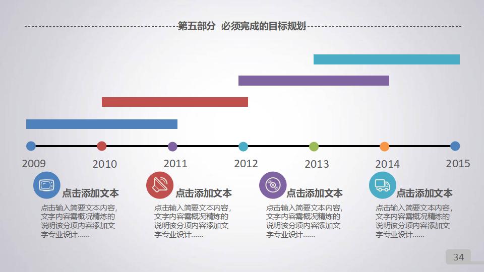 手指滑动报告述职PPT模板