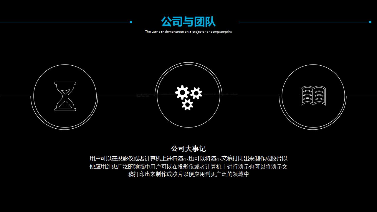 黑色高端公司区块链发展商务计划书PPT模板