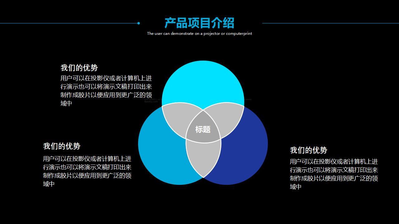 黑色高端公司区块链发展商务计划书PPT模板