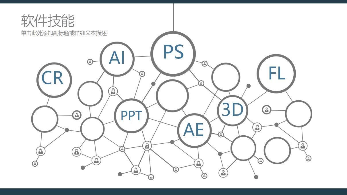 简洁大气商务个人求职简历PPT模板