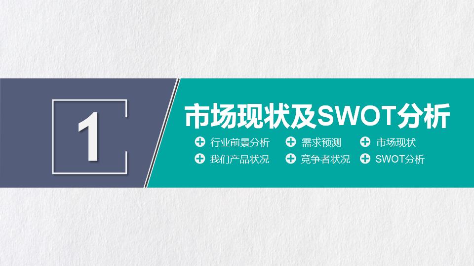 市场营销策划方案PPT模板