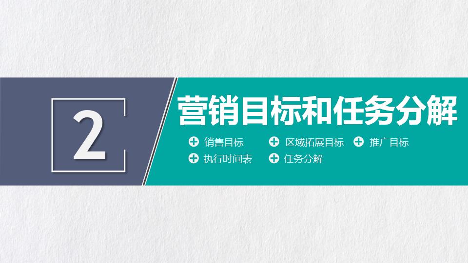 市场营销策划方案PPT模板