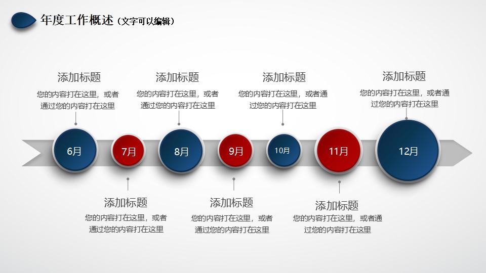 年度教学工作总结汇报PPT模板