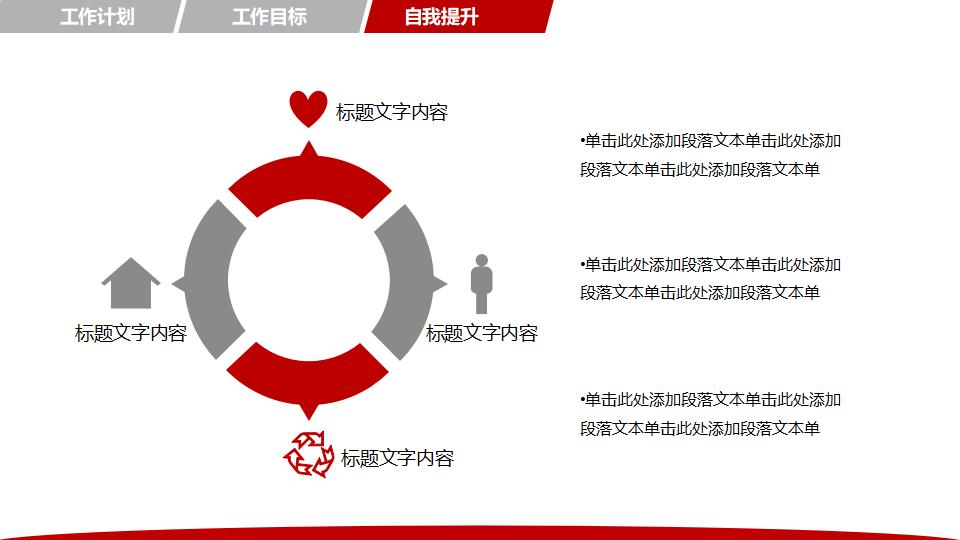 年终总结汇报及新年计划PPT模板