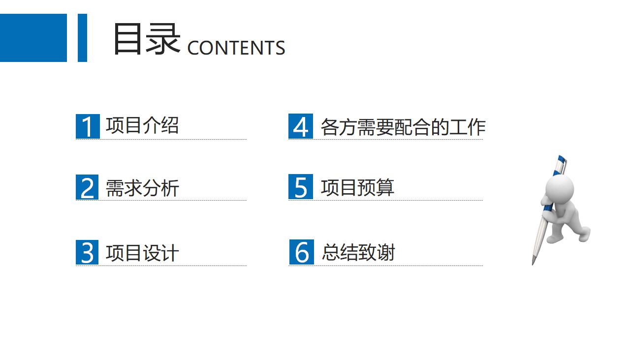 项目合作方案汇报PPT模板