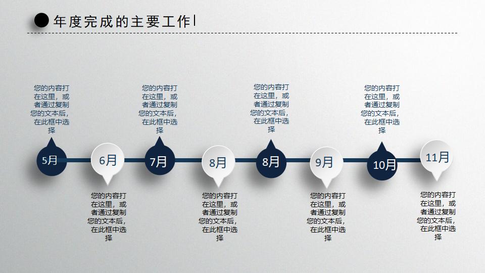 精美微立体工作总结PPT模板