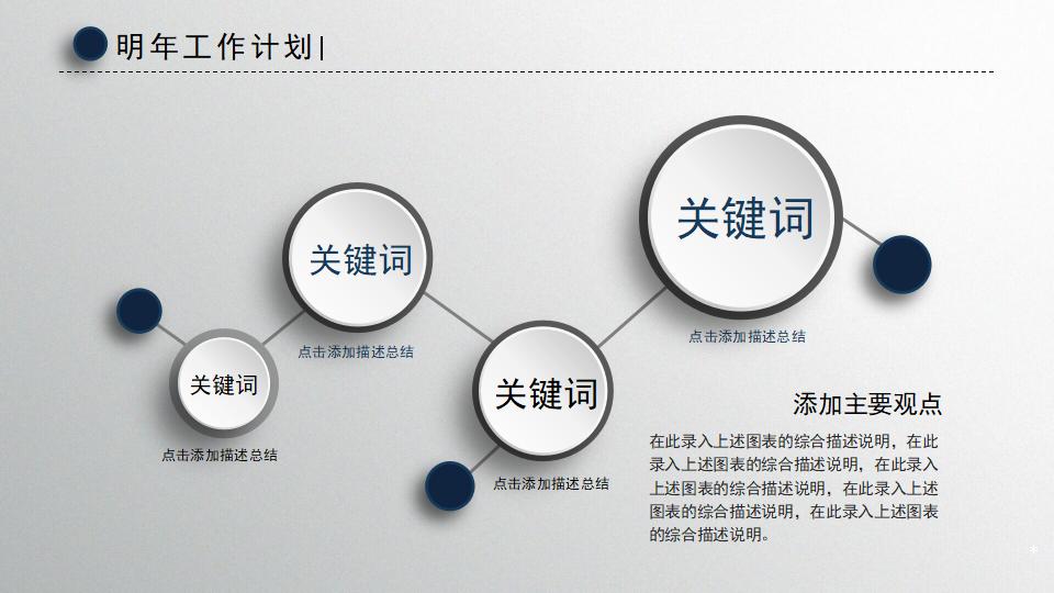 精美微立体工作总结PPT模板