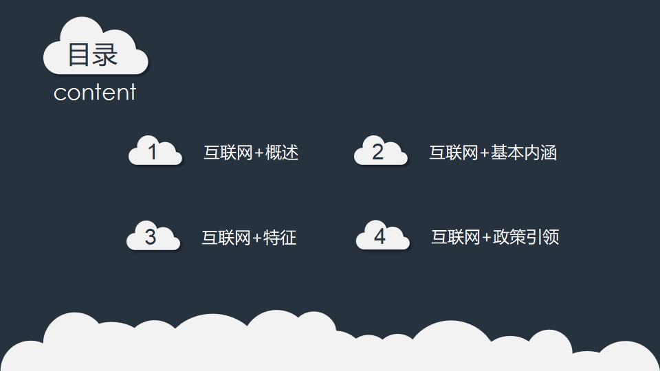 互联网+电子商务PPT模板