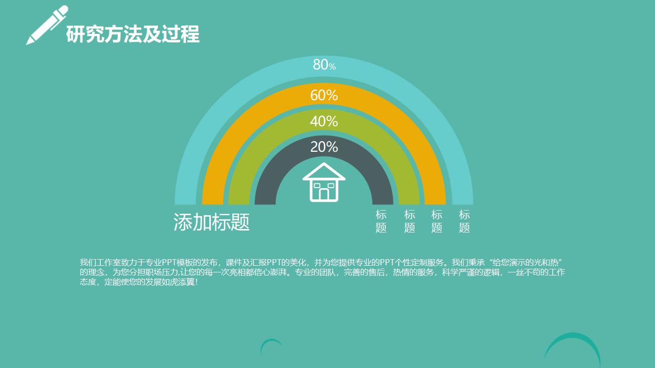 多彩活力毕业论文答辩PPT模板