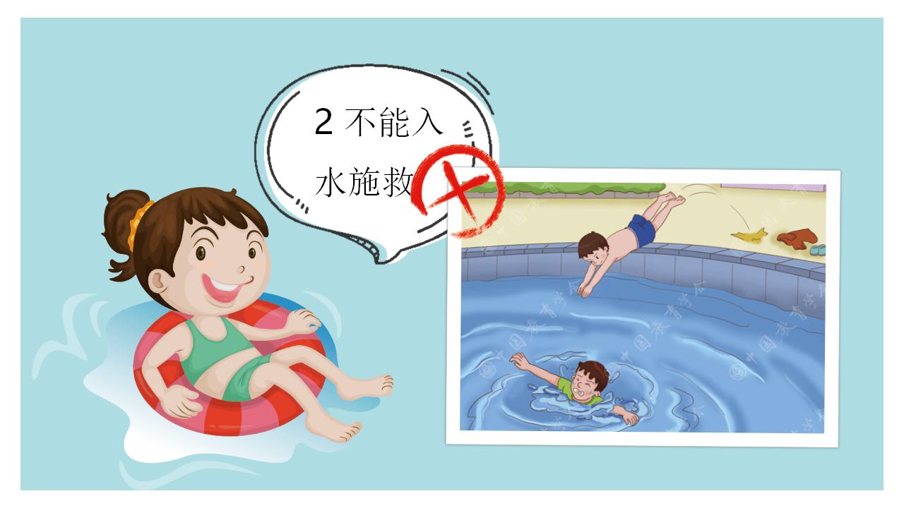 小学生防溺水教育PPT模板