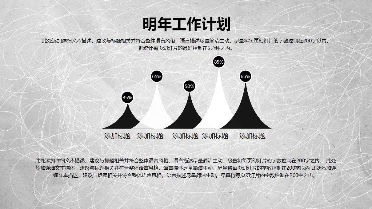 创意动态手势工作汇报PPT模板