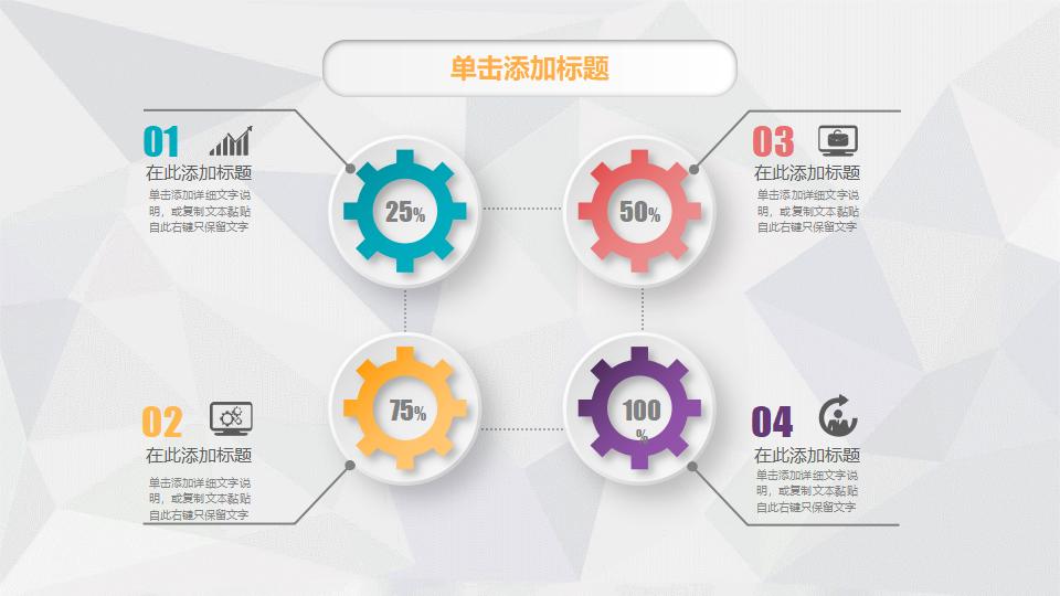 微粒体年终报告总结PPT模板