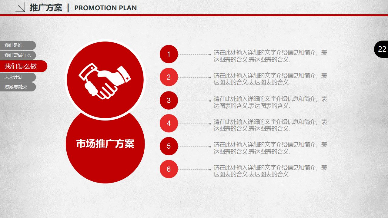 创业商业融资计划书PPT模板