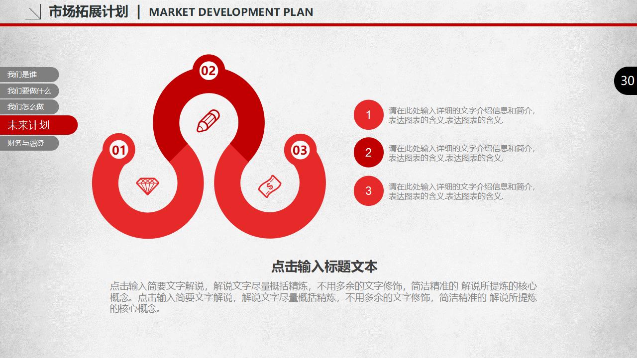 创业商业融资计划书PPT模板