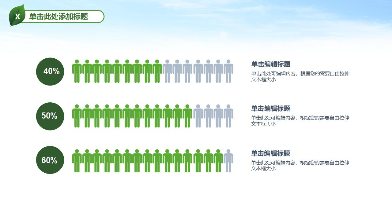 绿色简约环境环保生态环境工作汇报PPT