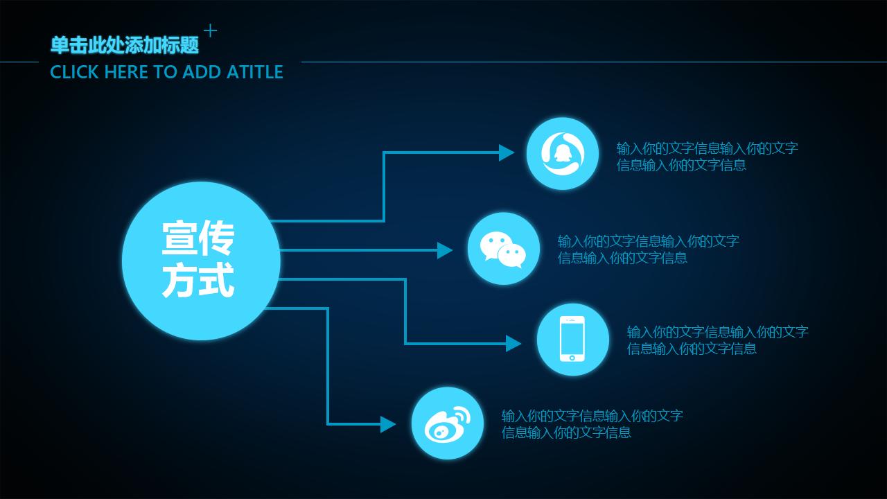 酷炫科技感工作汇报总结PPT模板