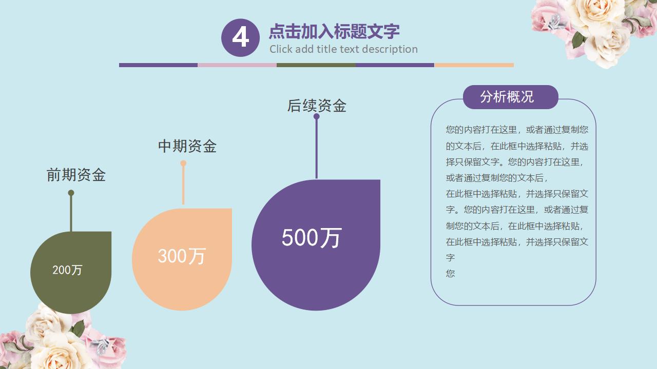 复古花纹工作总结PPT模板