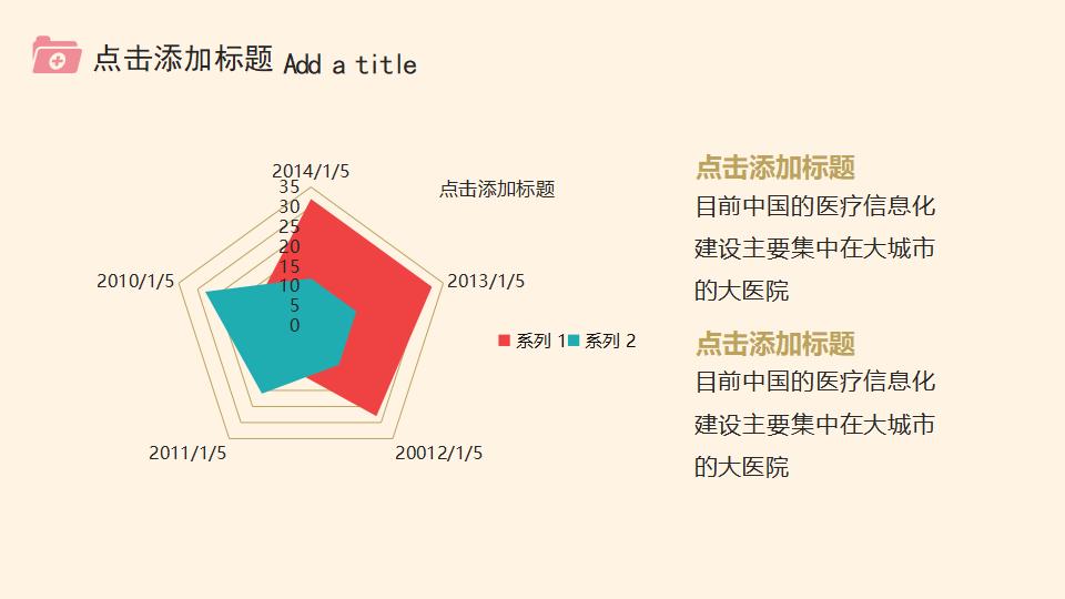 可爱卡通医疗护理PPT模板