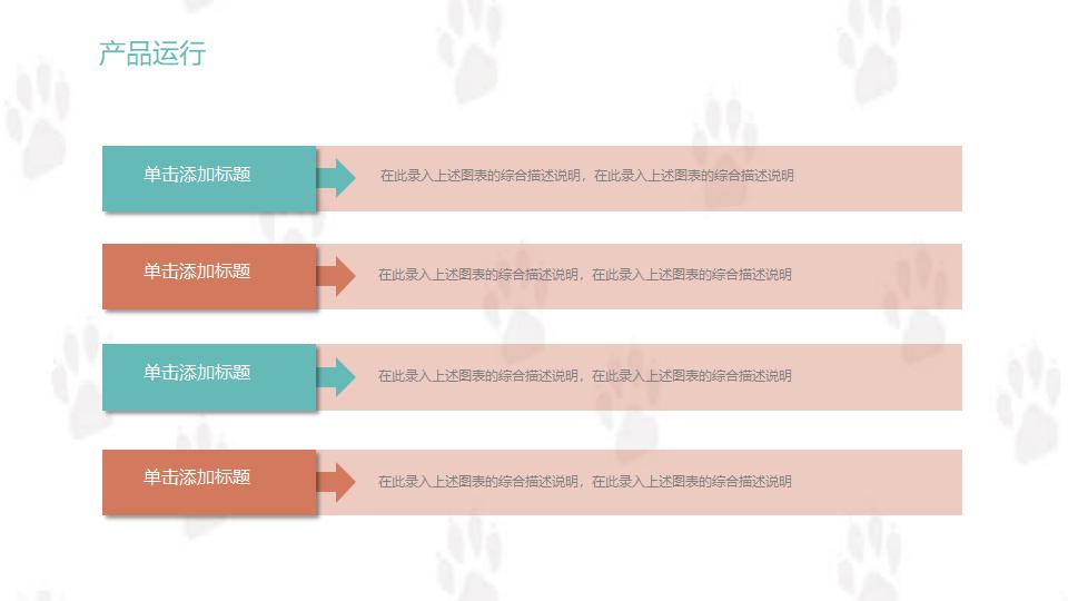 宠物狗狗可爱萌宠PPT模板