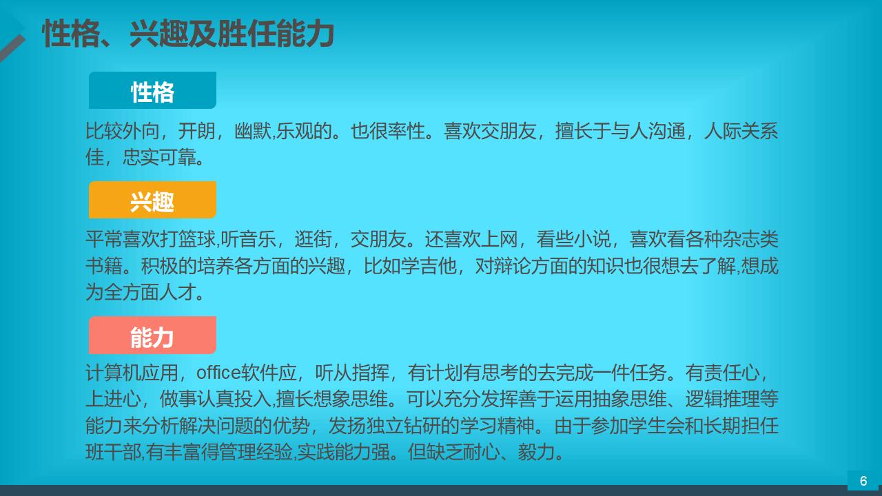 规划人生职业生涯规划PPT模板