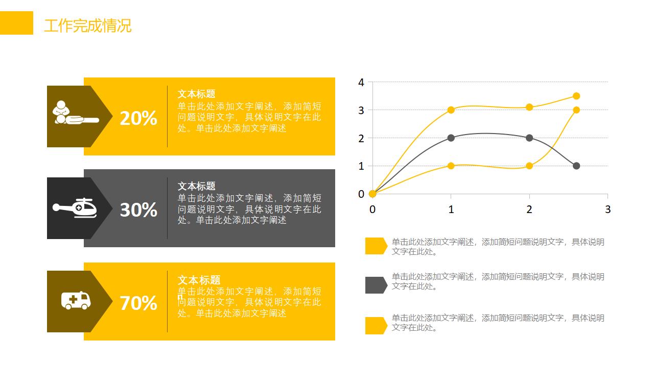 黄色简约房地产商业项目计划书PPT模板