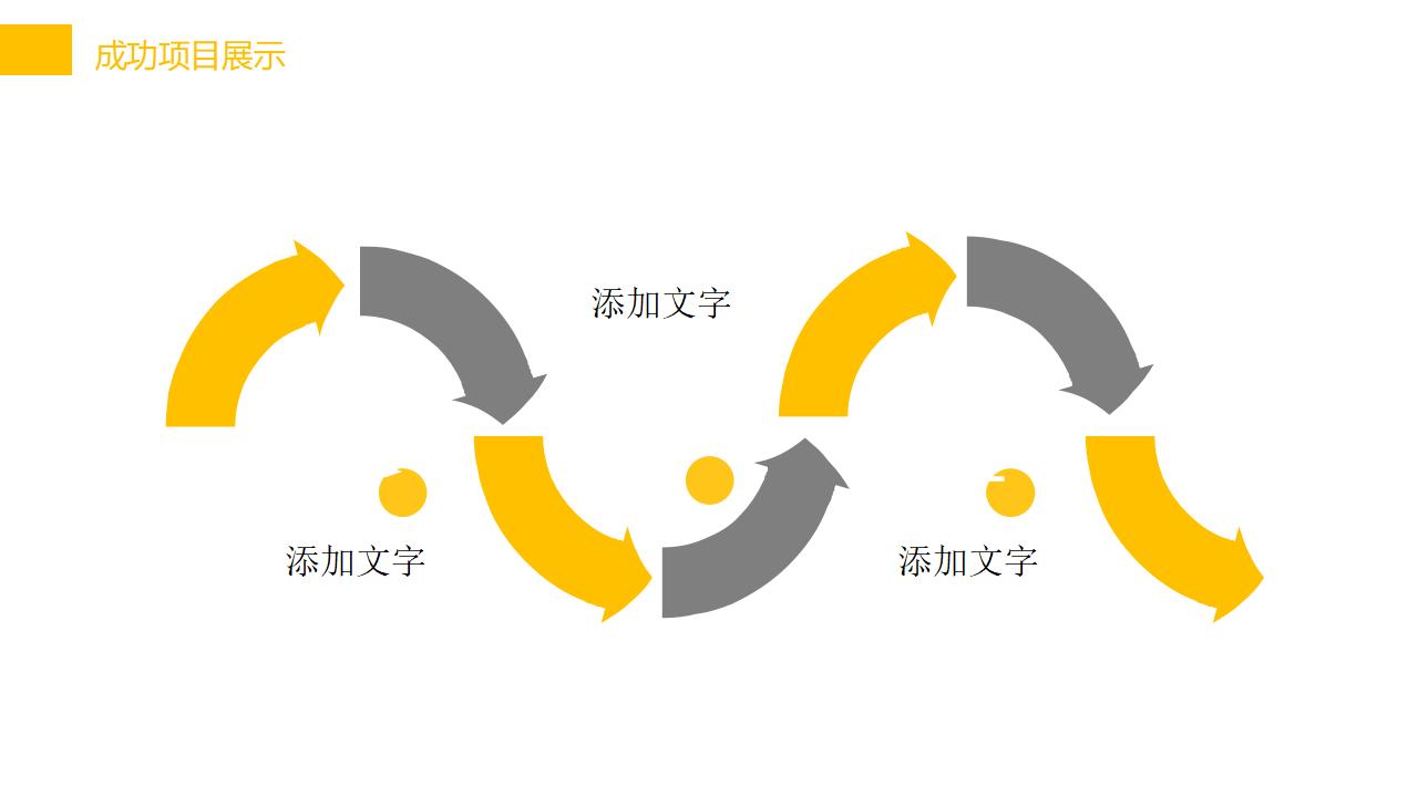 黄色简约房地产商业项目计划书PPT模板