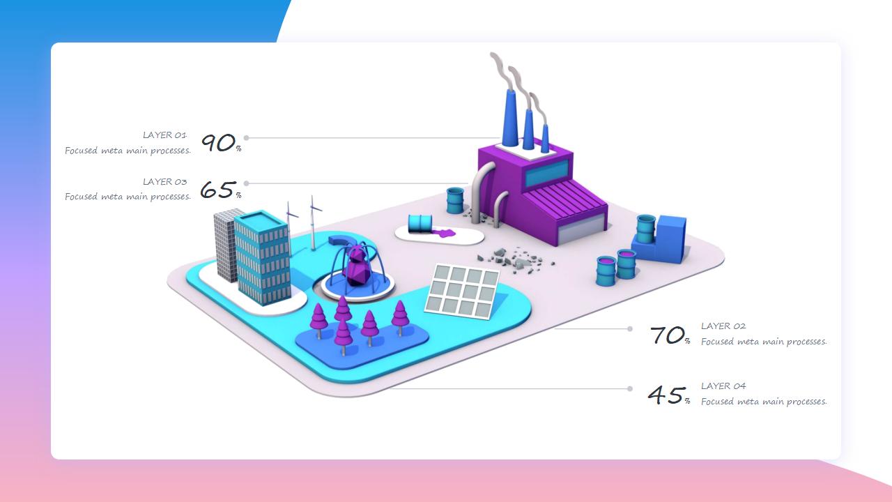 创意渐变时尚设计PPT模板