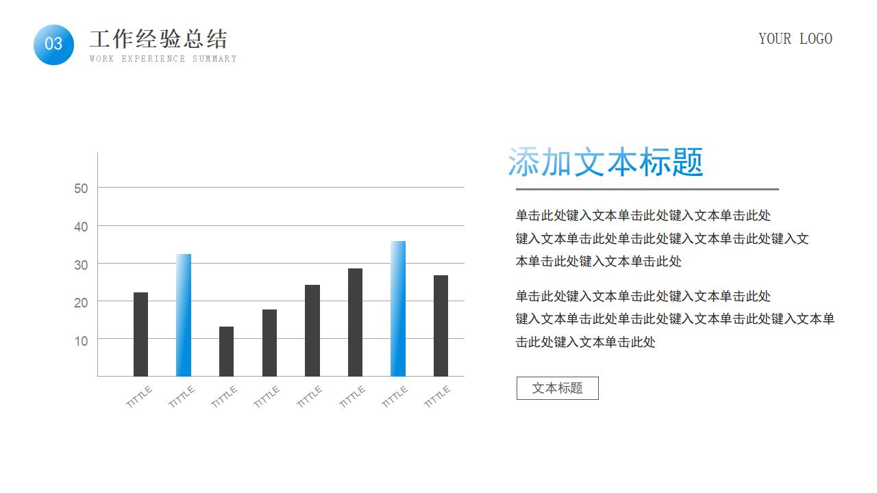 蓝白简约医疗工作总结汇报PPT模板