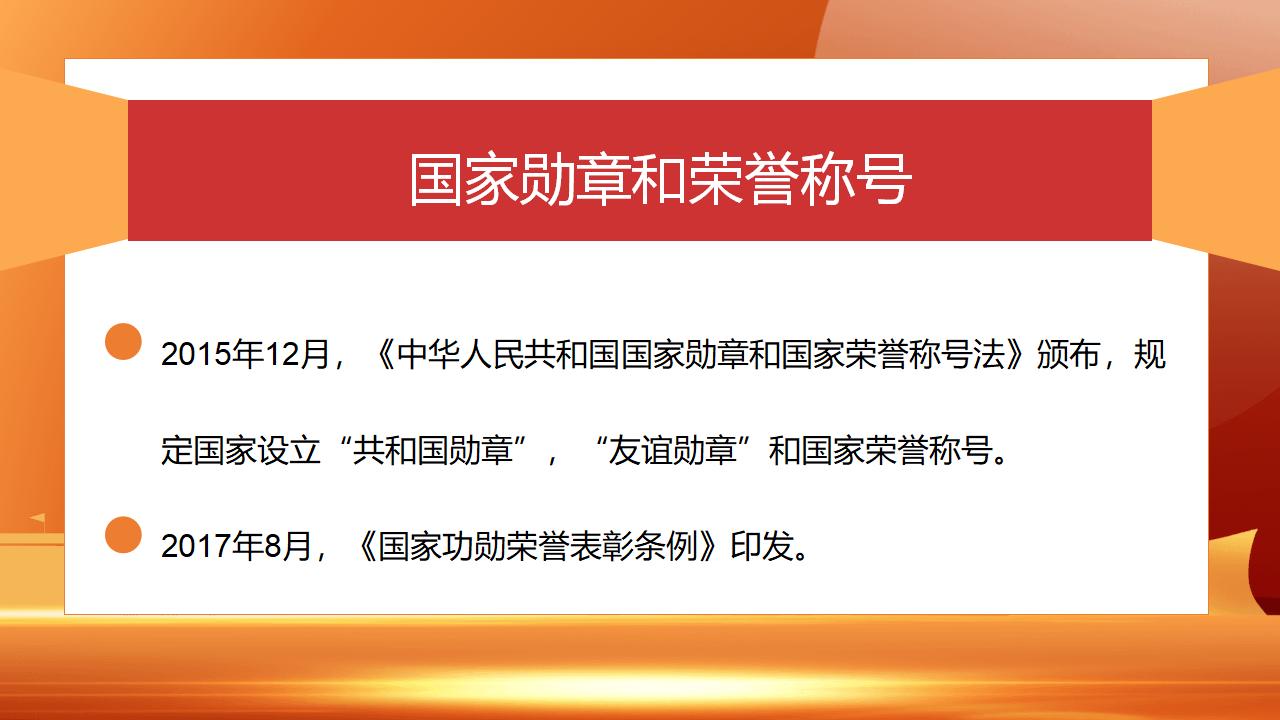 向共和国勋章英模学习PPT模板