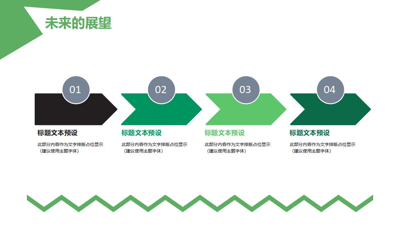 小清新绿色财务会计年度工作总结汇报PPT