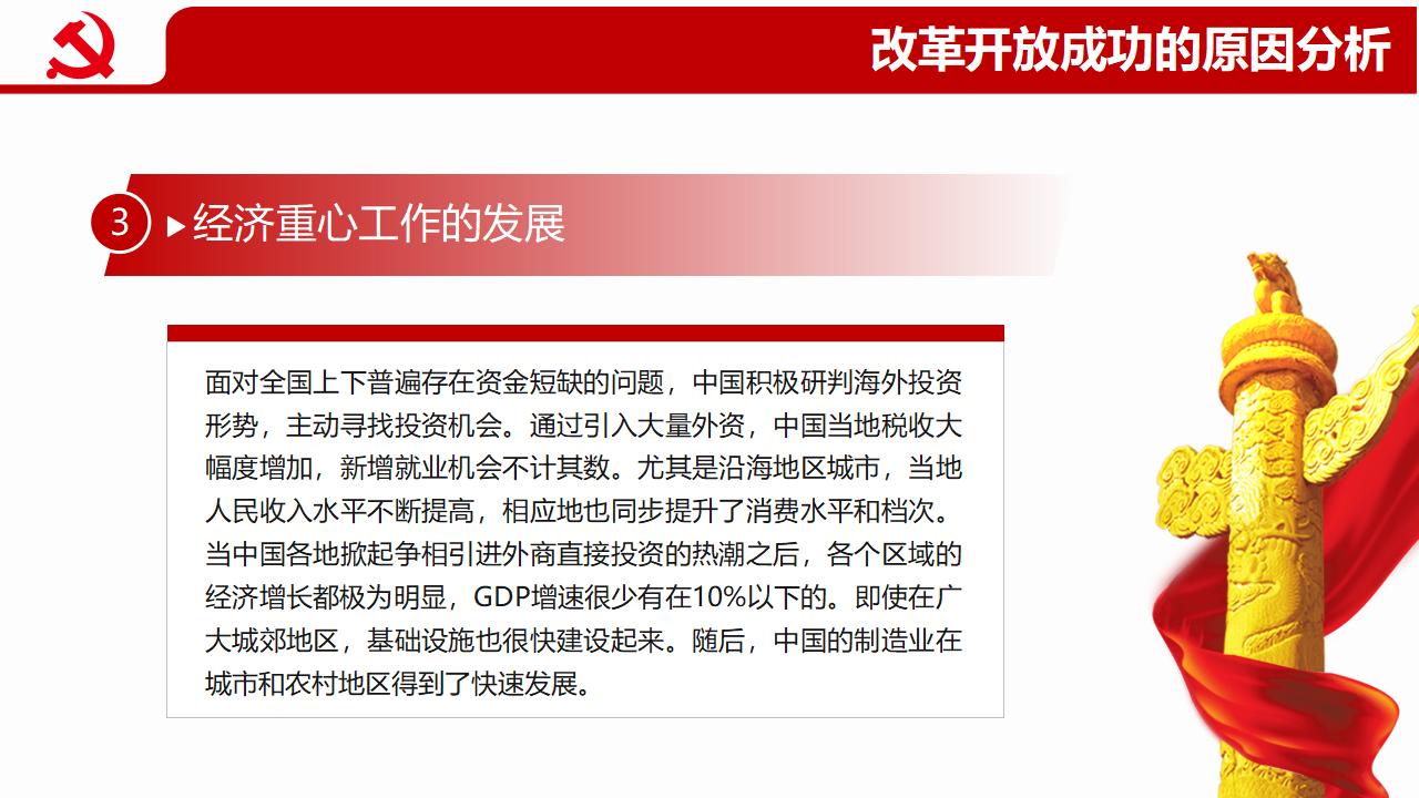 四史教育学习之改革开放史PPT模板