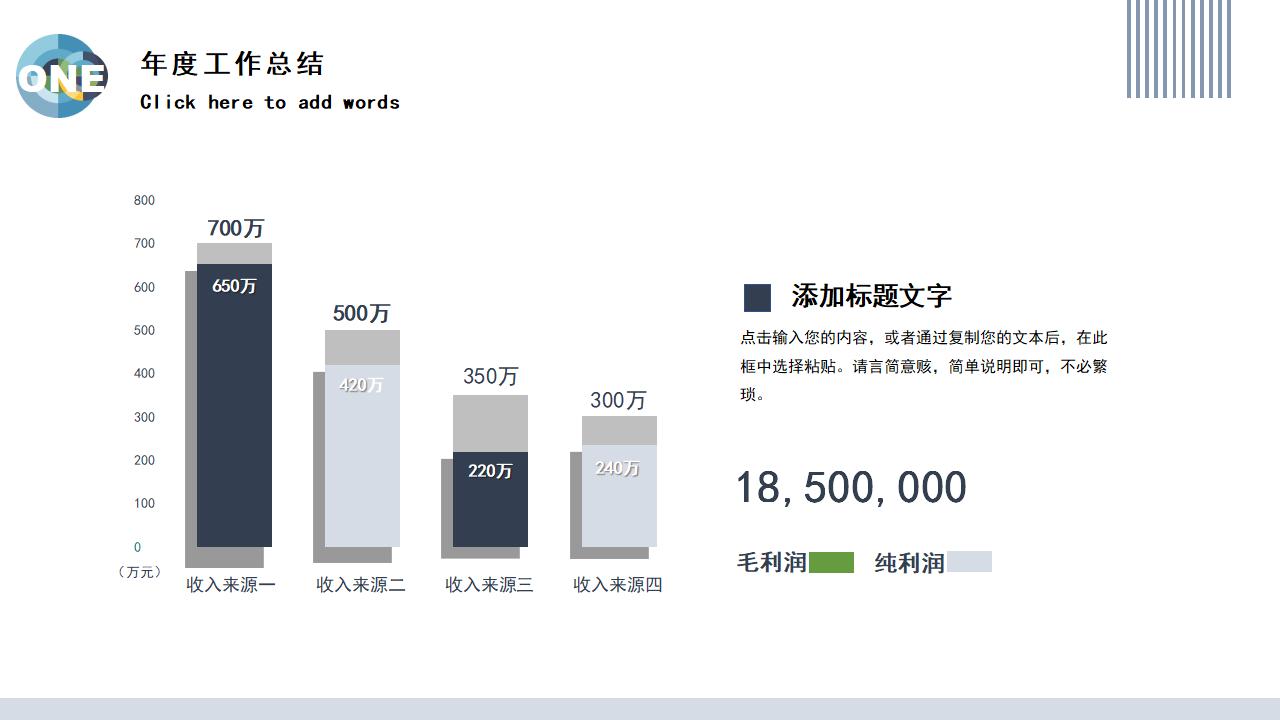 创意圆形设计个人述职报告工作汇报PPT